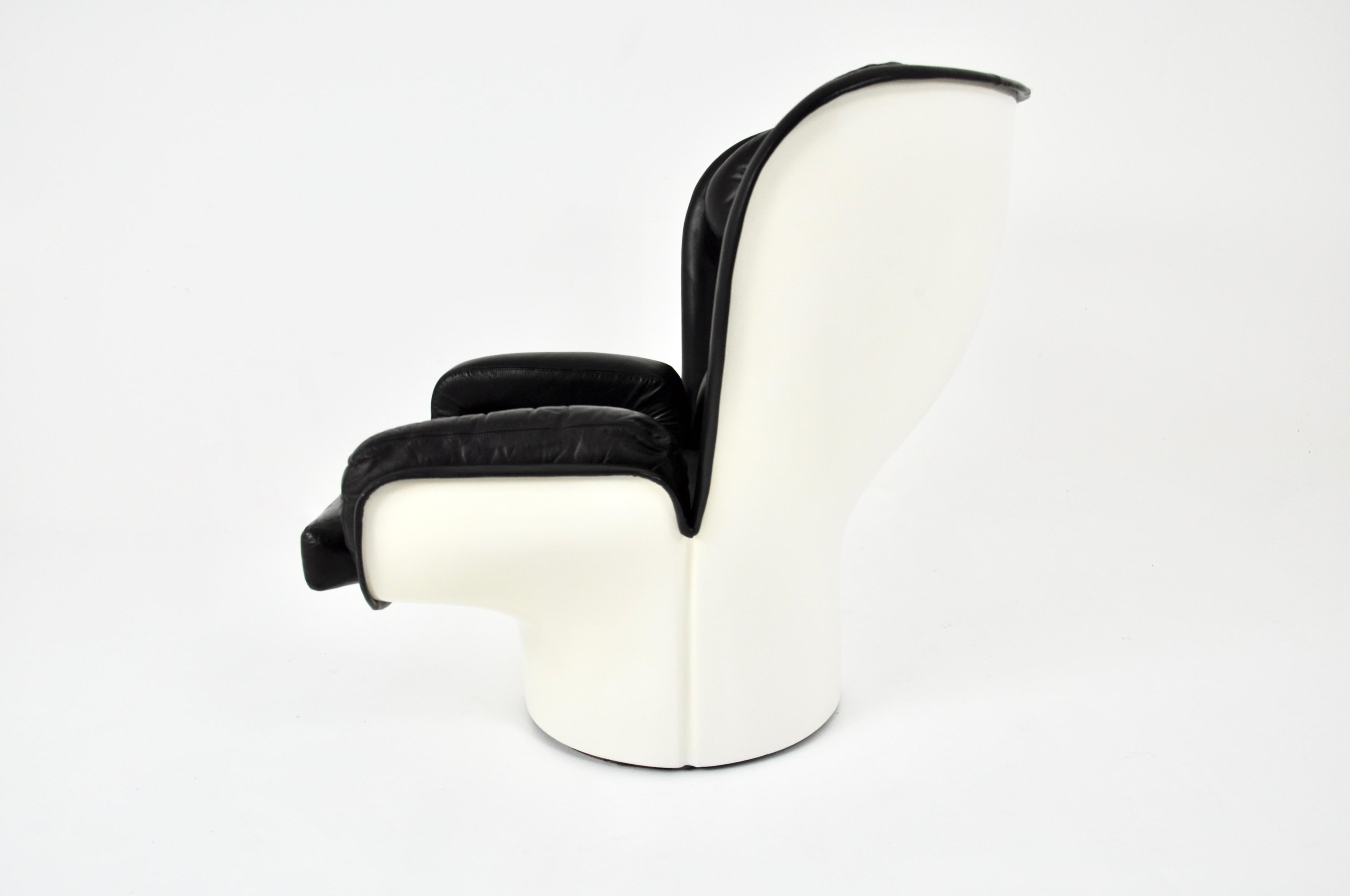 Metal Elda Lounge Chair by Joe Colombo for Comfort, Italy, 1960s For Sale