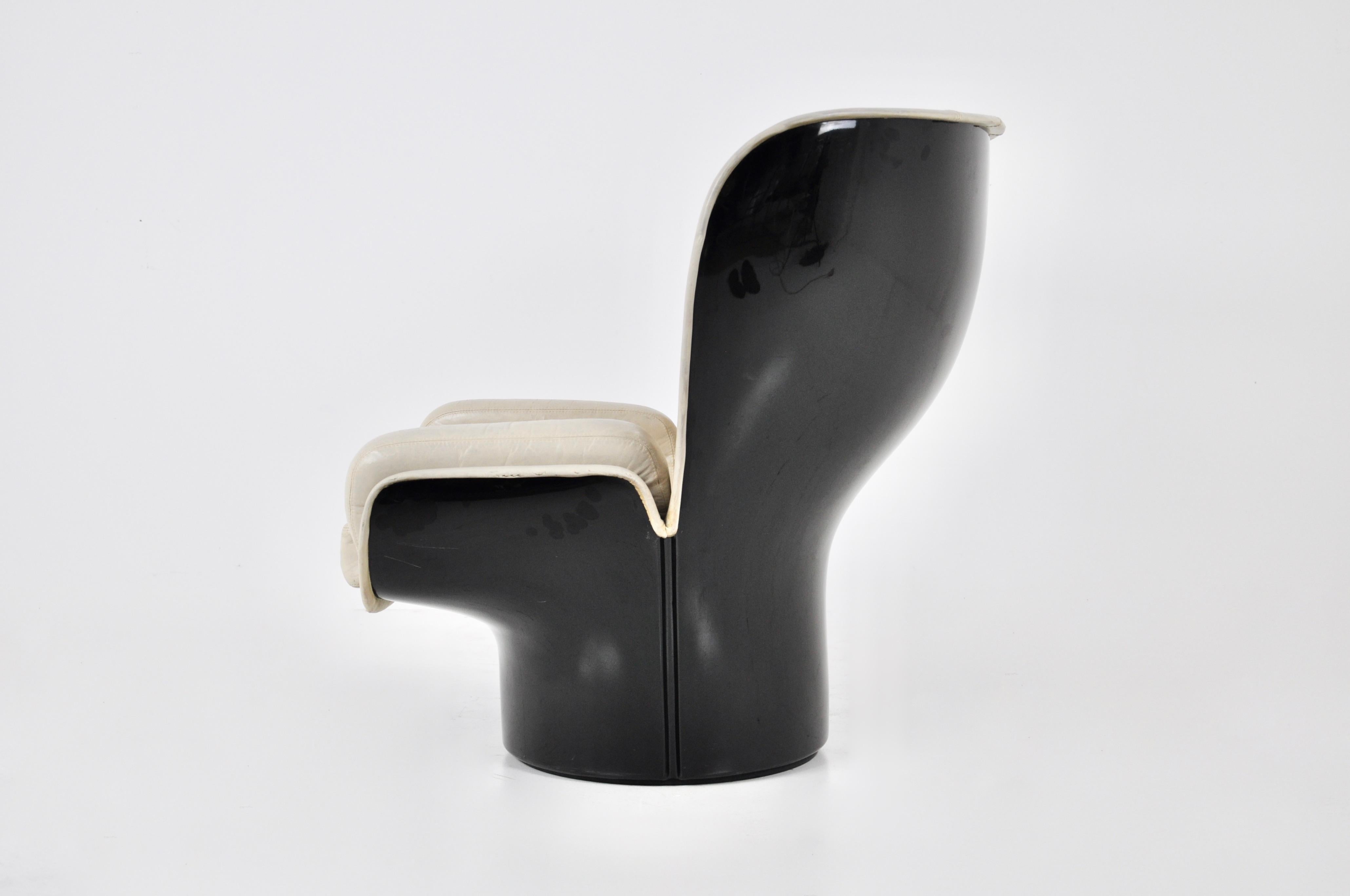 Elda Lounge Chair by Joe Colombo for Comfort, Italy 1960s For Sale 1