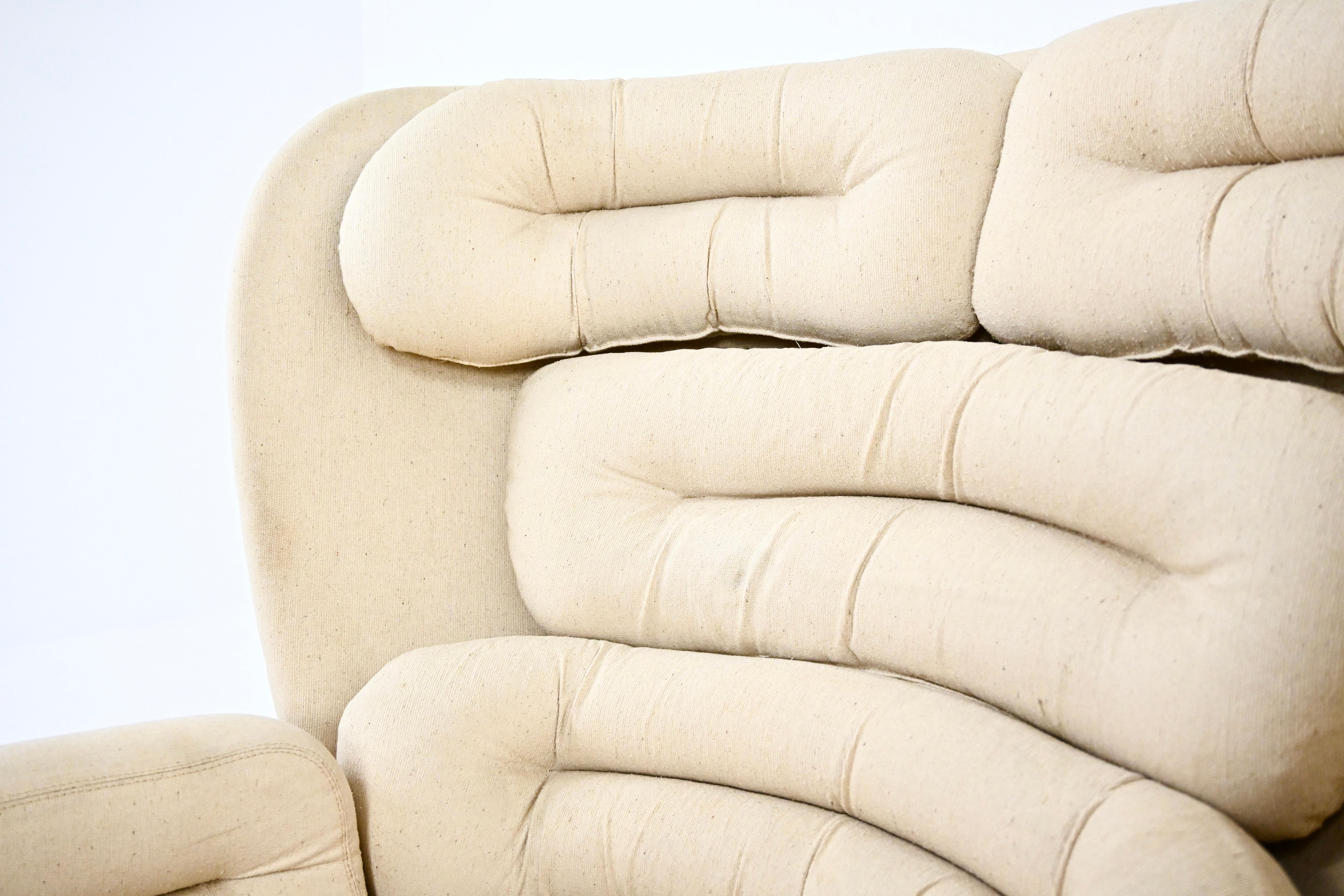 Elda Lounge Chair by Joe Colombo for Comfort, Italy 1960s For Sale 2