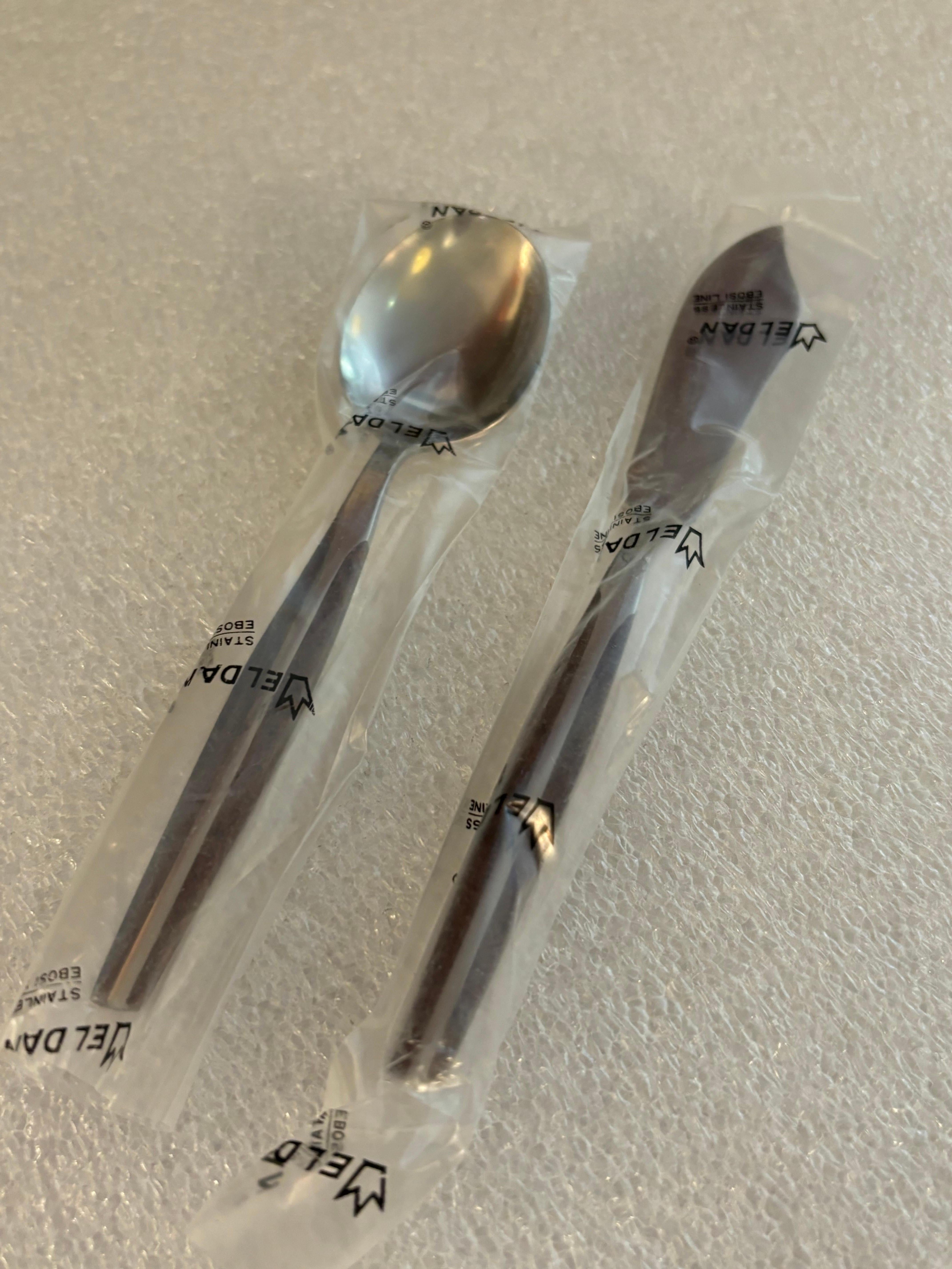 Mid-Century Modern Eldan Massive Never Used Flatware Set/ 106 Pieces!!