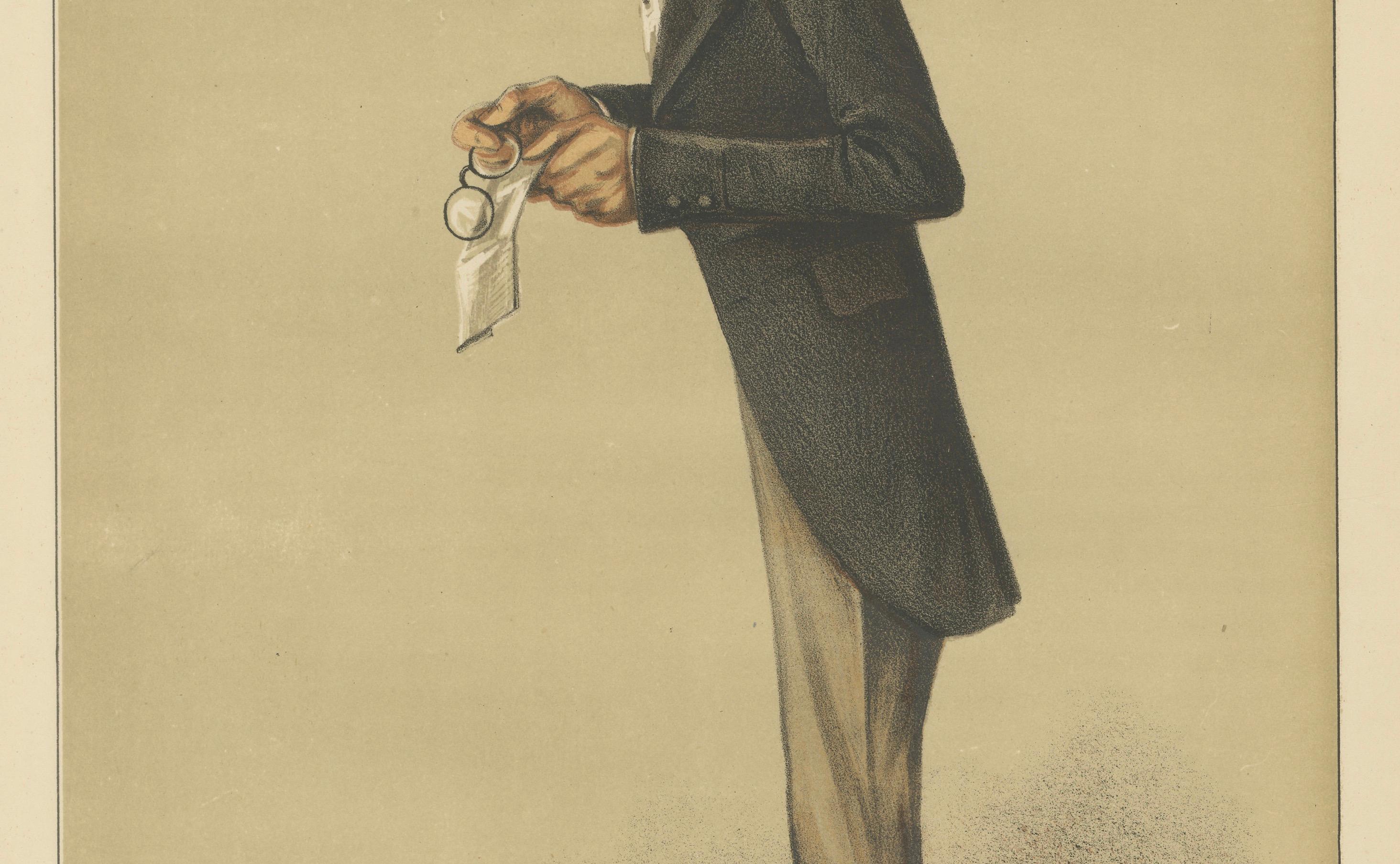 Elder Victorian Politician – Vanity Fair Statesmen Series, 1870