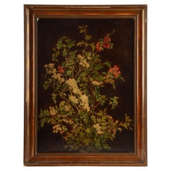 Elderflower Branches (Sambucus), Signed E. Dony, 19th Century