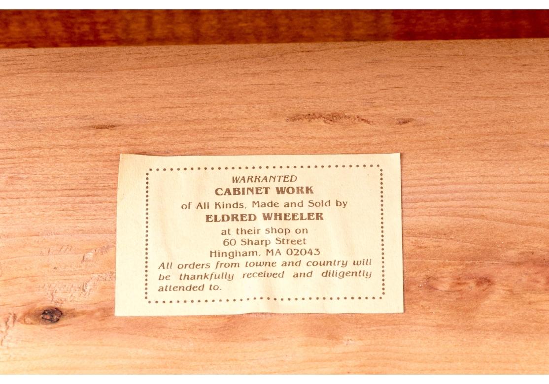 Eldred Wheeler Diminutive Chippendale Style Tiger Maple 5 Drawer Chest 9