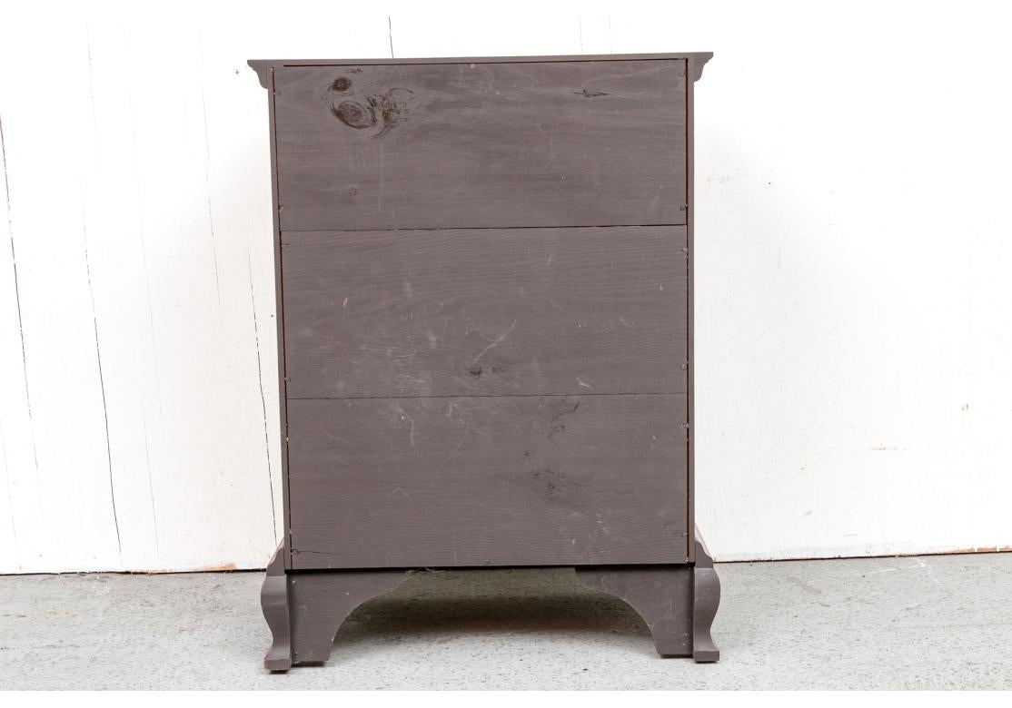 Eldred Wheeler Diminutive Chippendale Style Tiger Maple 5 Drawer Chest 14