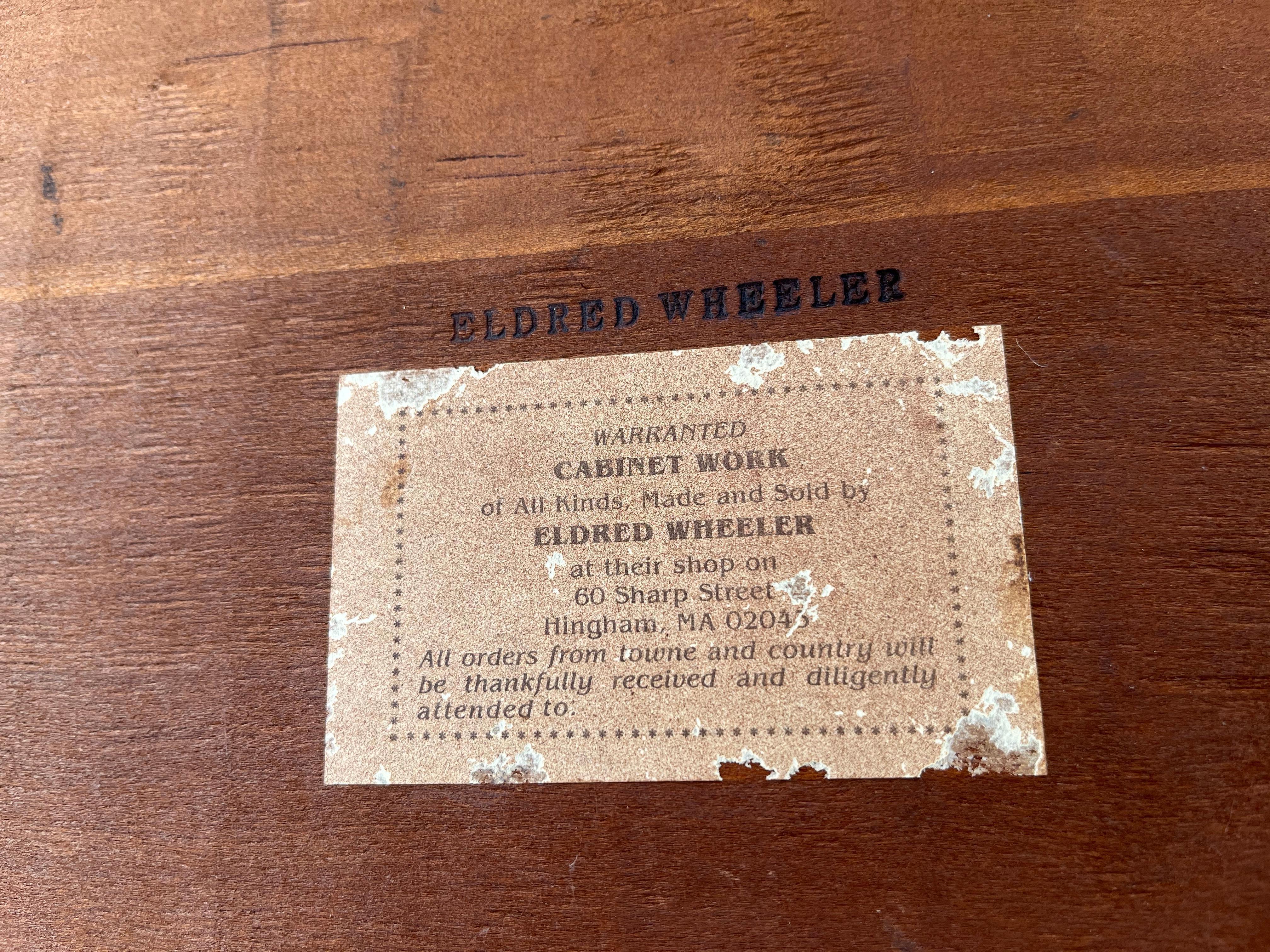 American Eldred Wheeler Dropleaf Harvest Table in Cherry