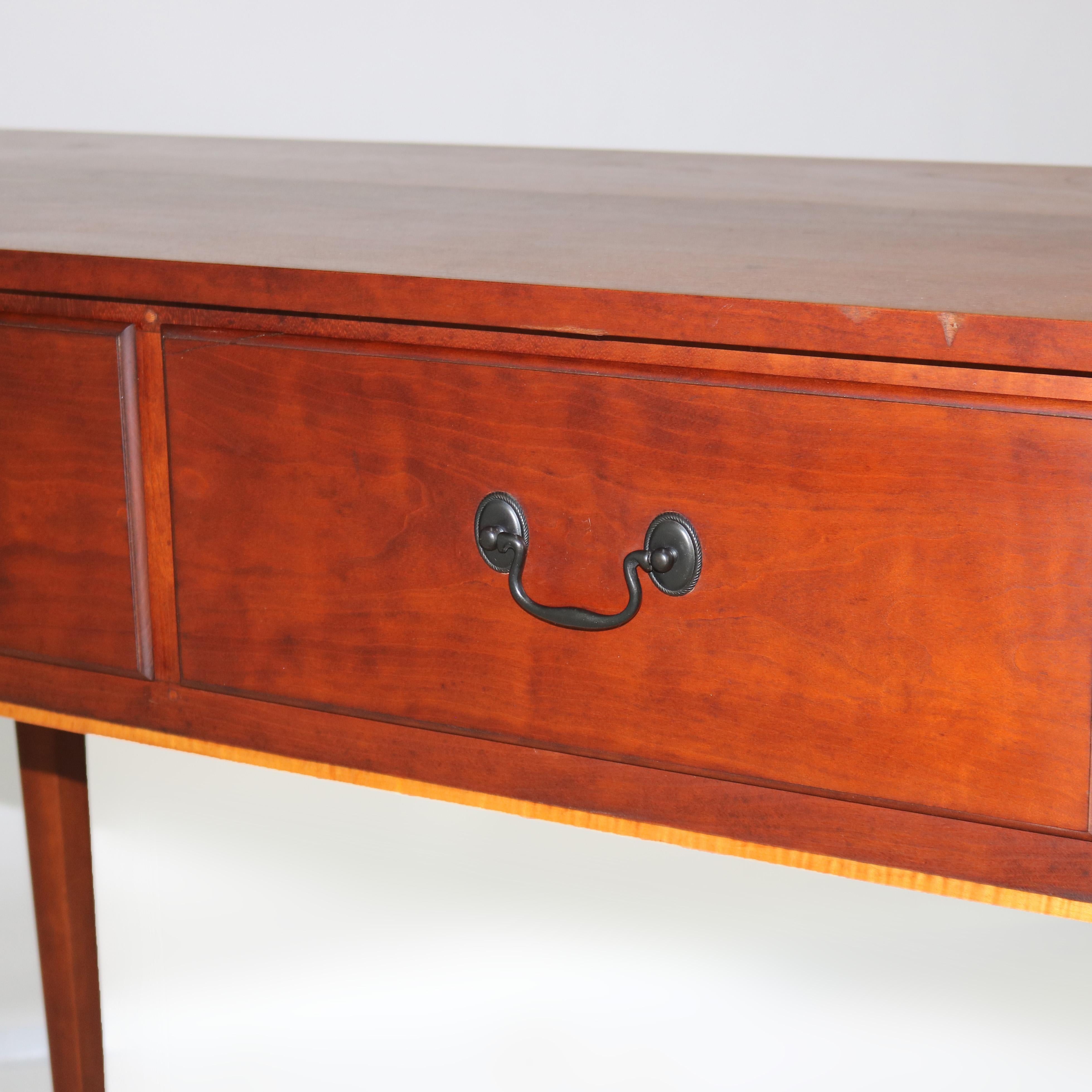 Eldred Wheeler Hepplewhite Cherry Huntboard Server 20thC In Good Condition In Big Flats, NY