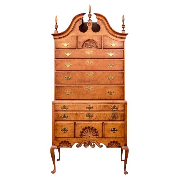 Eldred Wheeler Tiger Maple Bonnet Top Boy Alto En dos partes