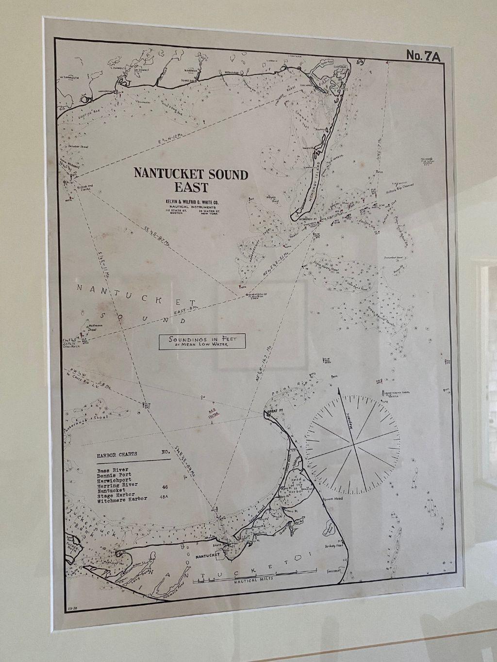 American Eldridge Chart of Nantucket Sound – East, circa 1920