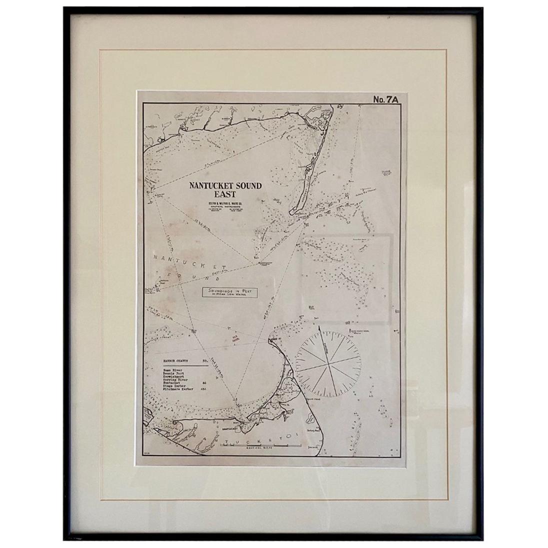 Eldridge Chart of Nantucket Sound – East, circa 1920