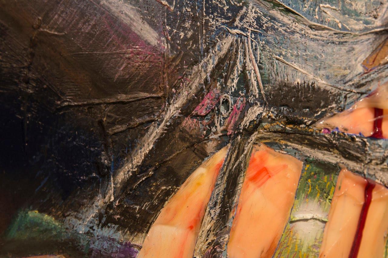 CAST SHADOW (Hammock Swing) - Eleanor Aldrich - Mixed Media on Canvas, 2019 2