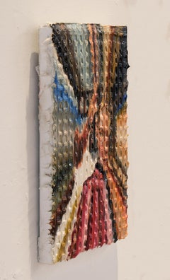 PROM HAIR - Textured Oil Painting w/ Scene of a Girl Preparing for Prom