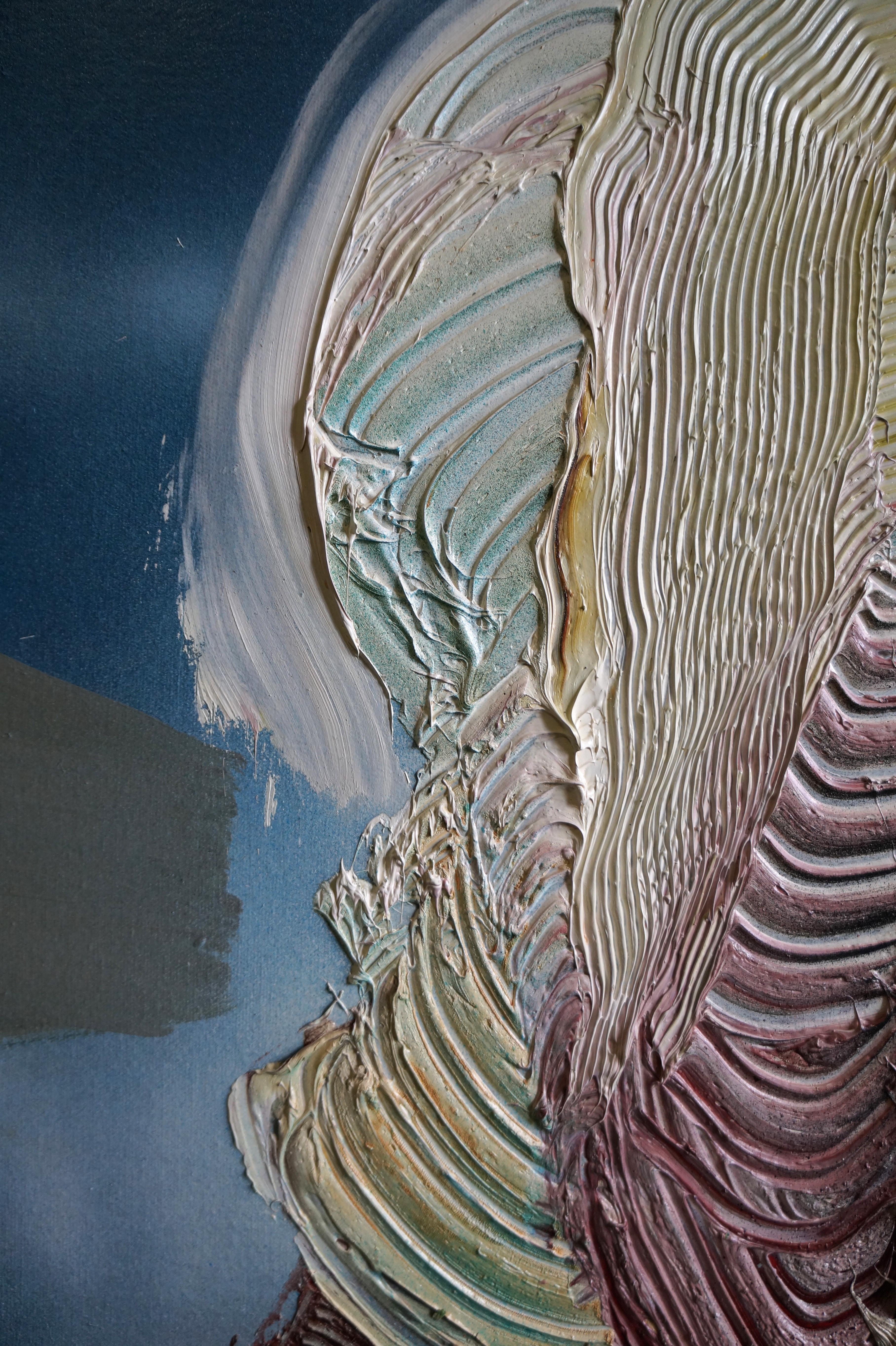 TEEN ANGST (Cielito Lindo) - Eleanor Aldrich - Peinture à l'huile contemporaine 4