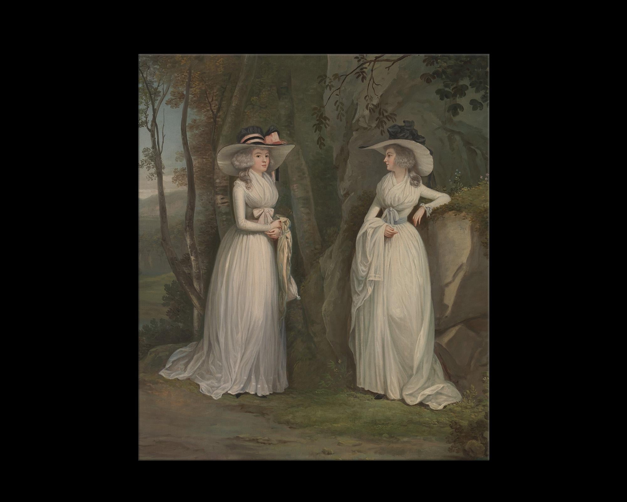 Scottish Eleanor and Margaret Ross, after Neoclassical Oil Painting by Alexander Nasmyth For Sale