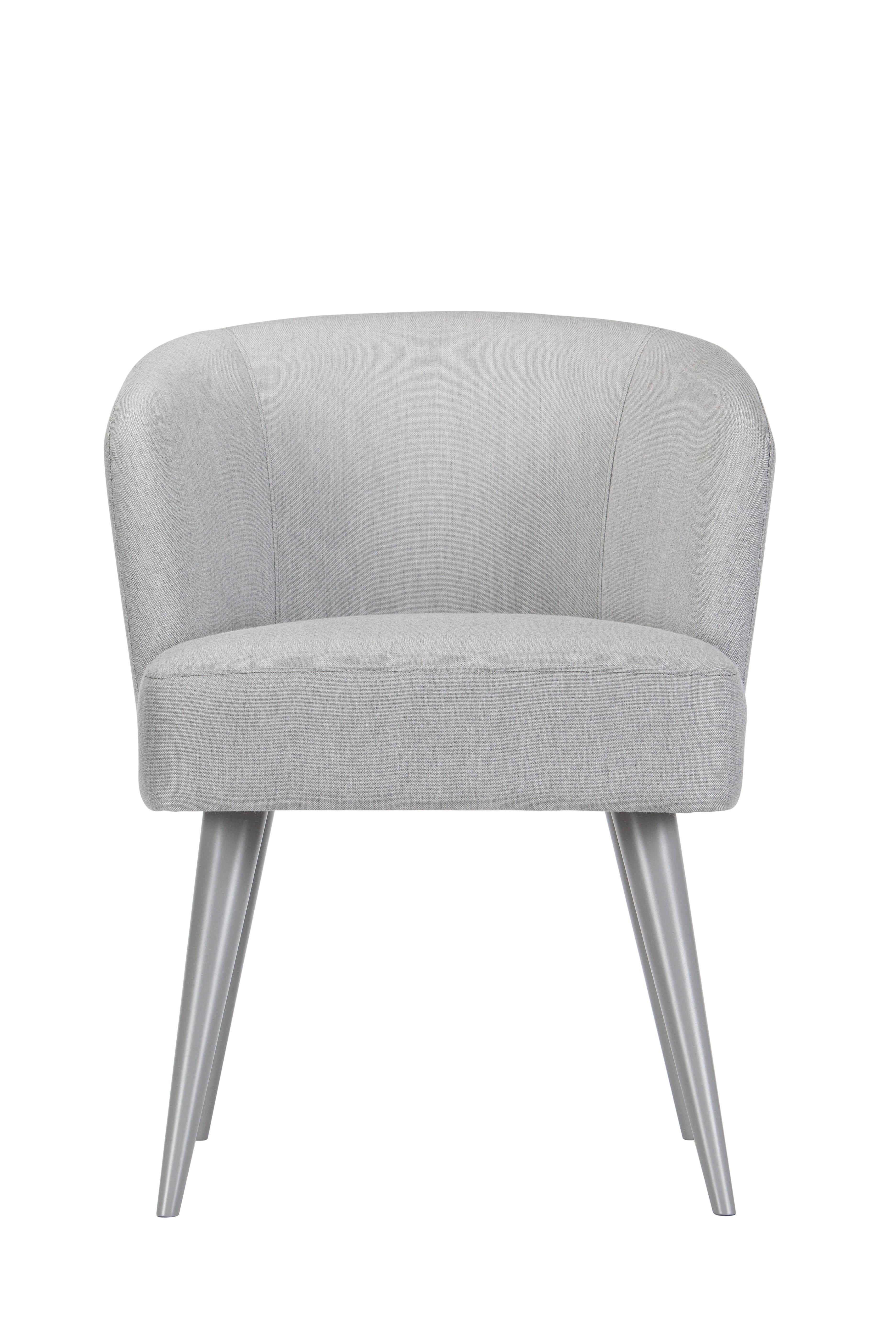 Lacquered Modern Eleanor Outdoor Dining Chairs, Grey, Handmade in Portugal by Greenapple For Sale