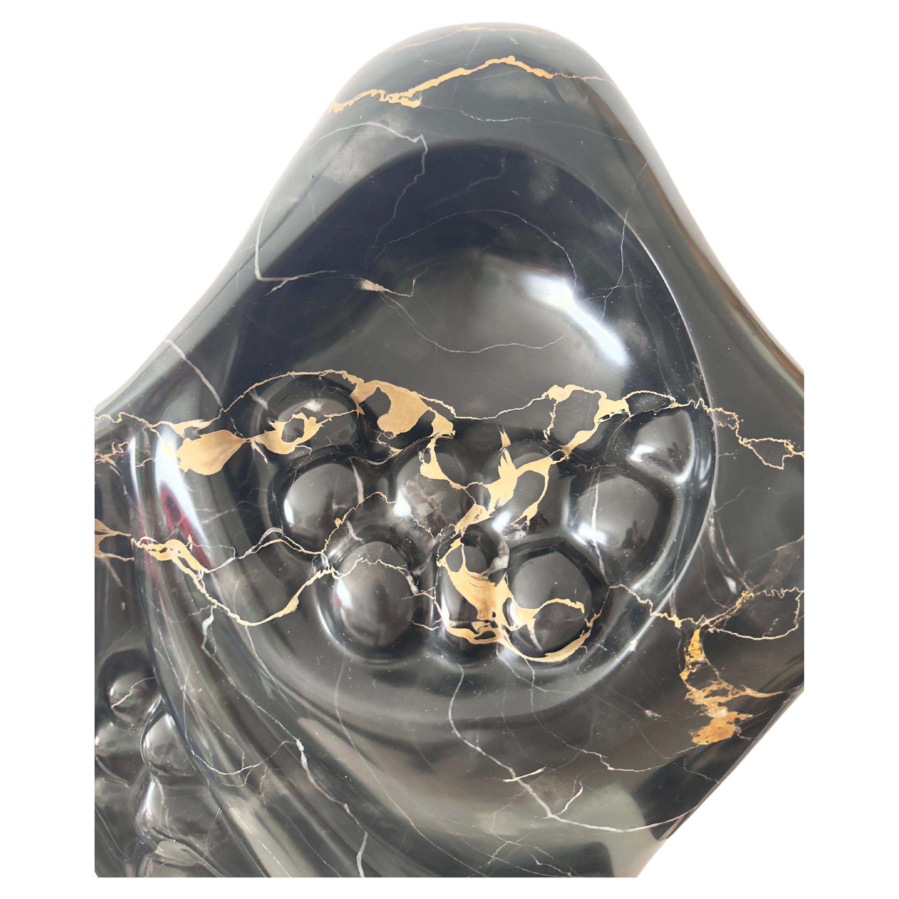 Untitle Black Marble Sculpture For Sale 2