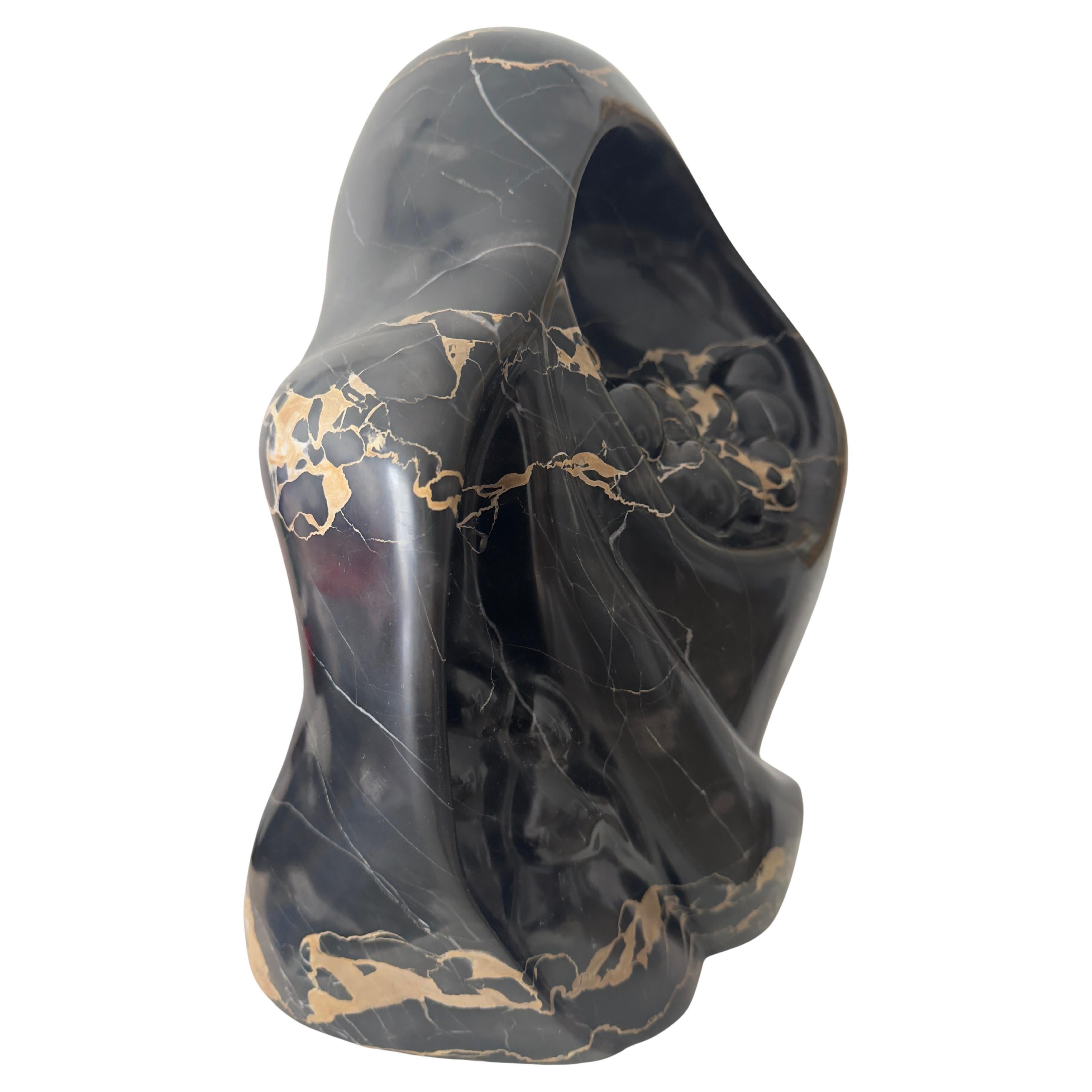 Untitle Black Marble Sculpture For Sale 3