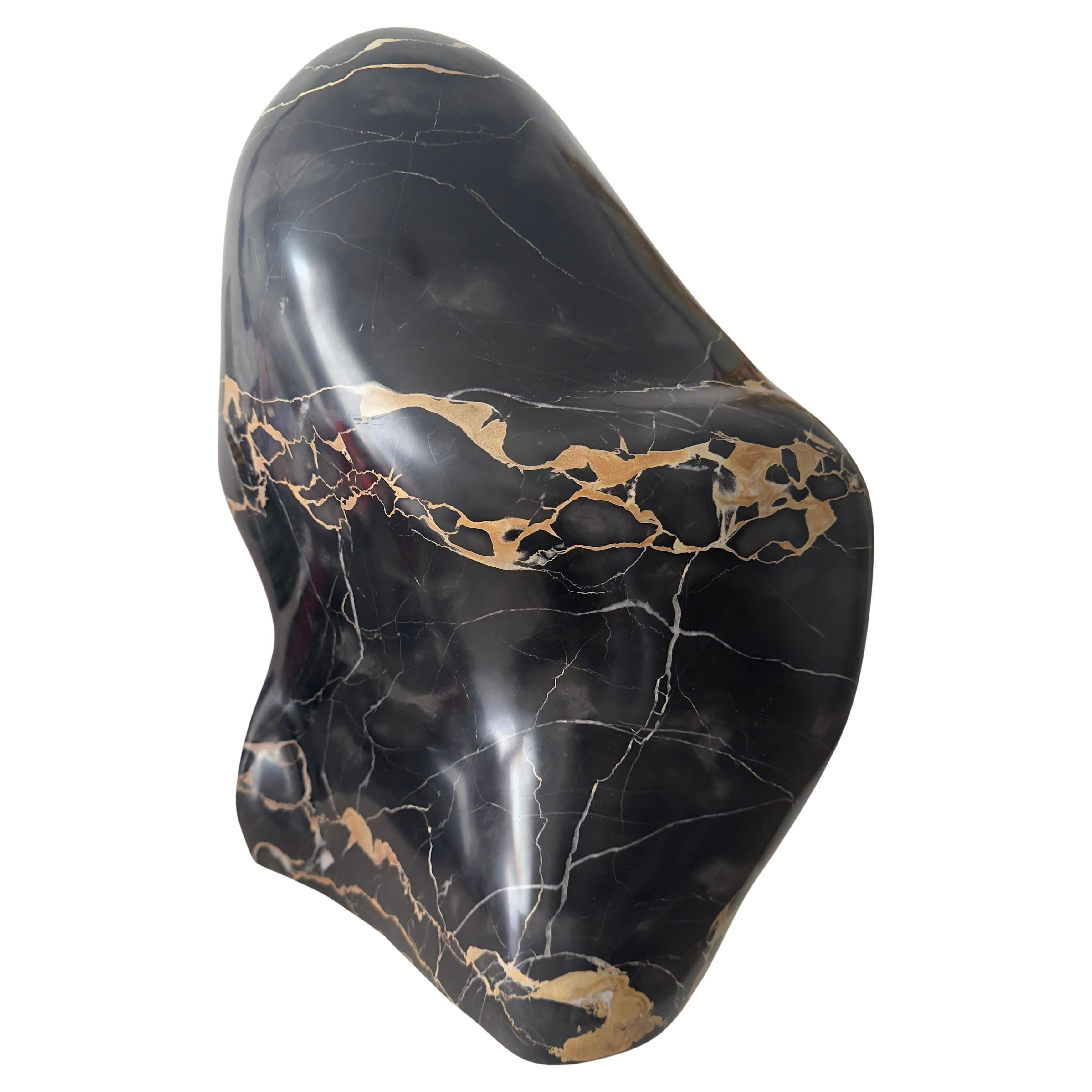 Untitle Black Marble Sculpture For Sale 4