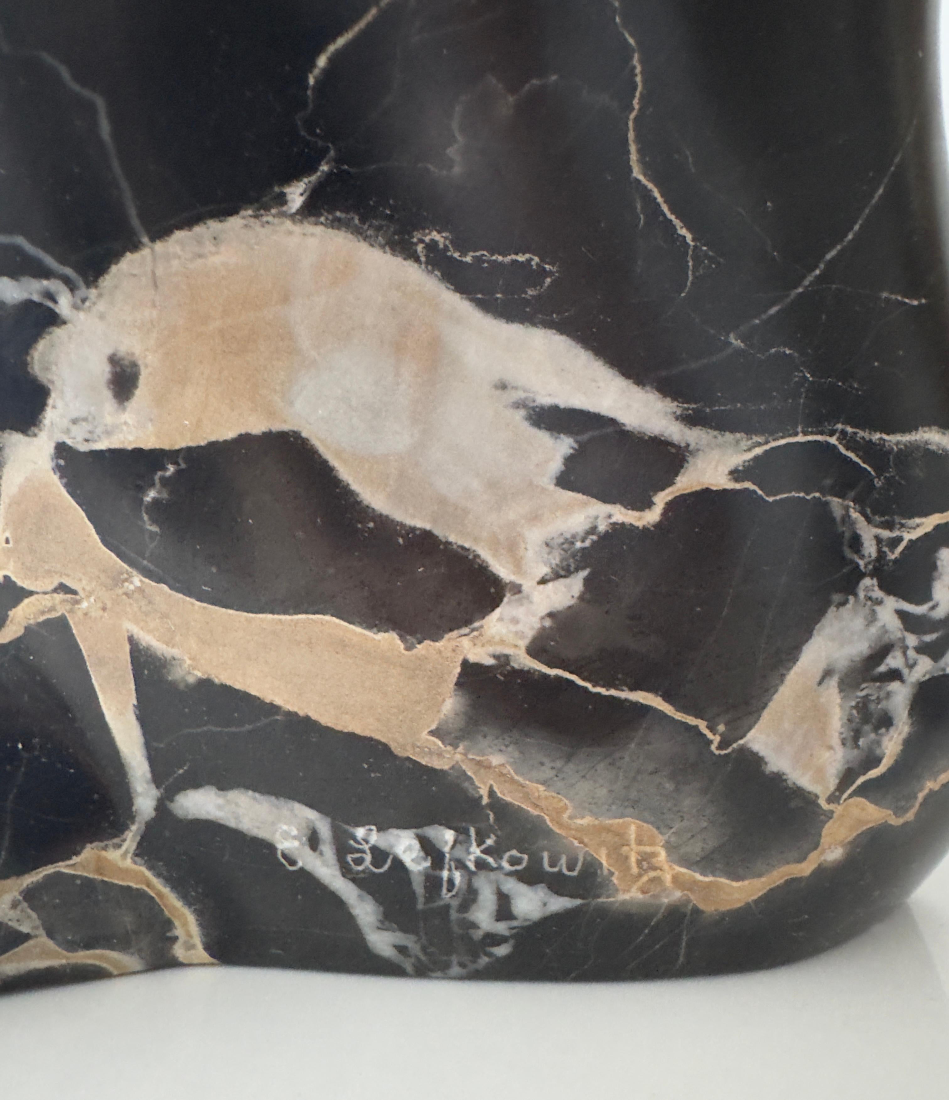 Untitle Black Marble Sculpture For Sale 6