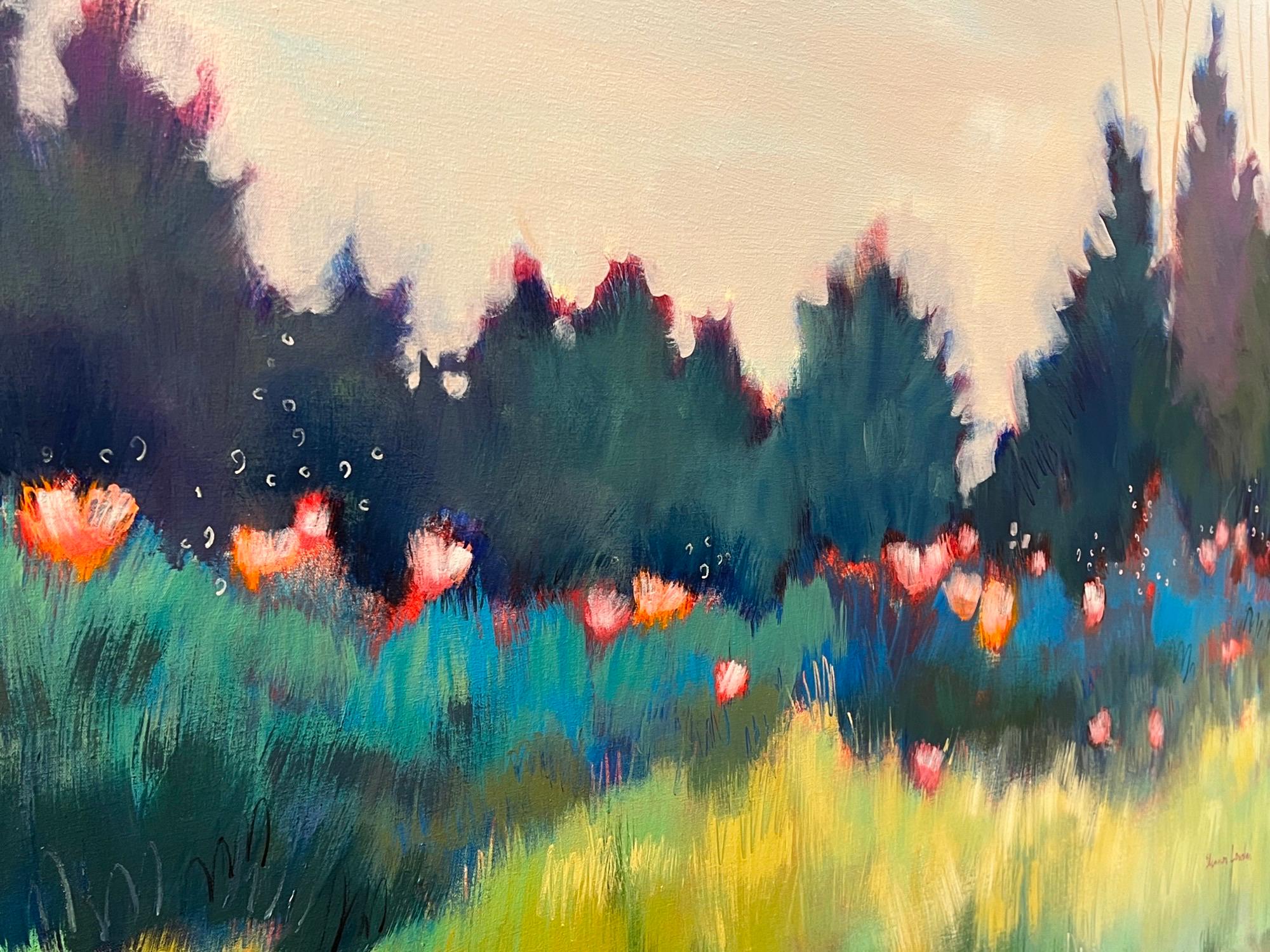 Corazones brillantes - Painting de Eleanor Lowden