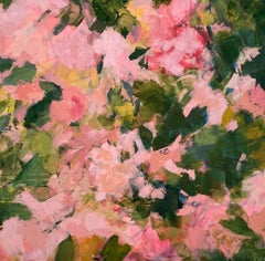 Azalea Profusion  48" x 48"  Acrylic on Canvas Floral Gardens Azalea Trail