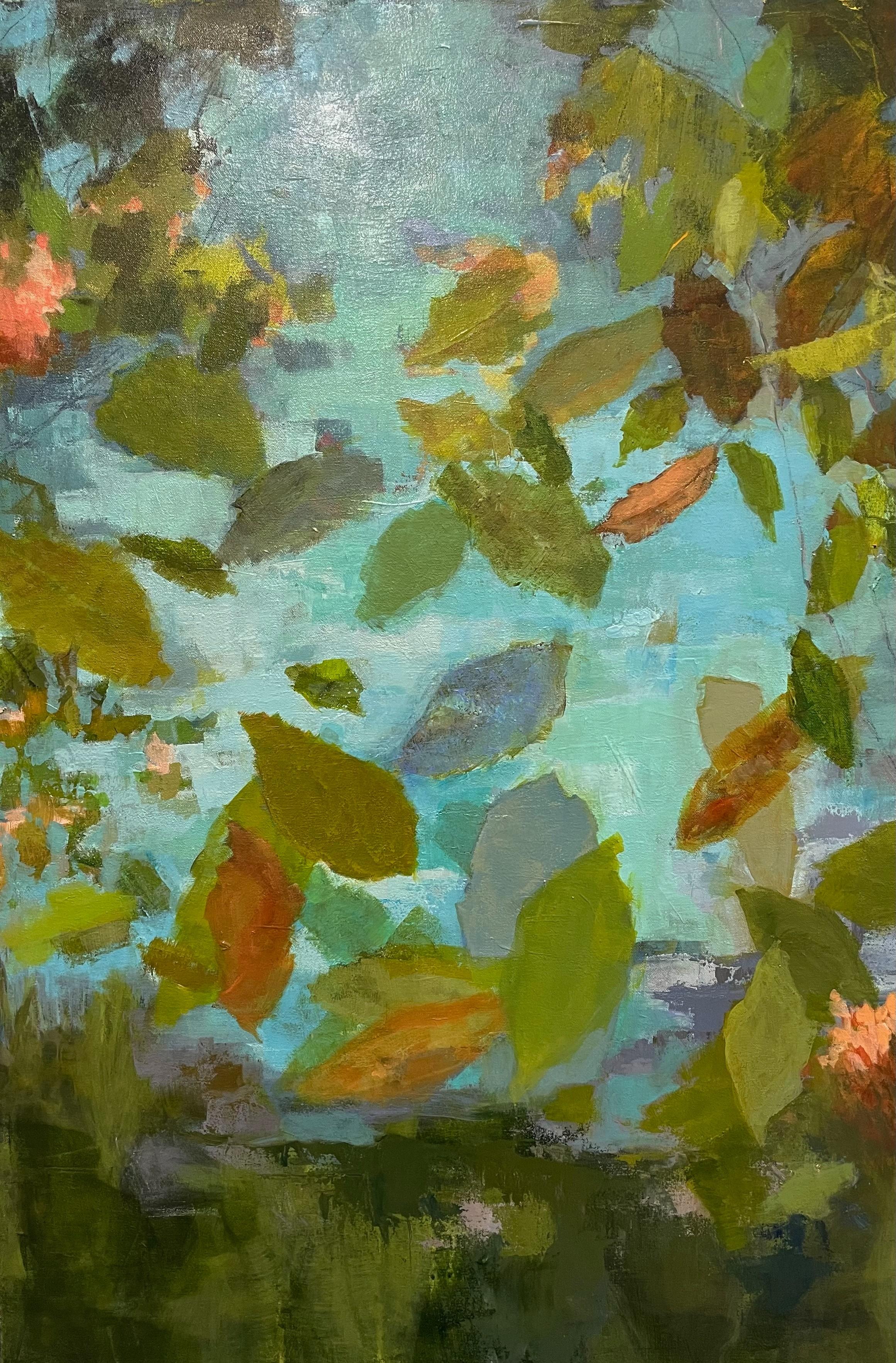 Radure orientali #6  Acrilico su tela  Contemporaneo  Astratto    36" x 24" Acqua
