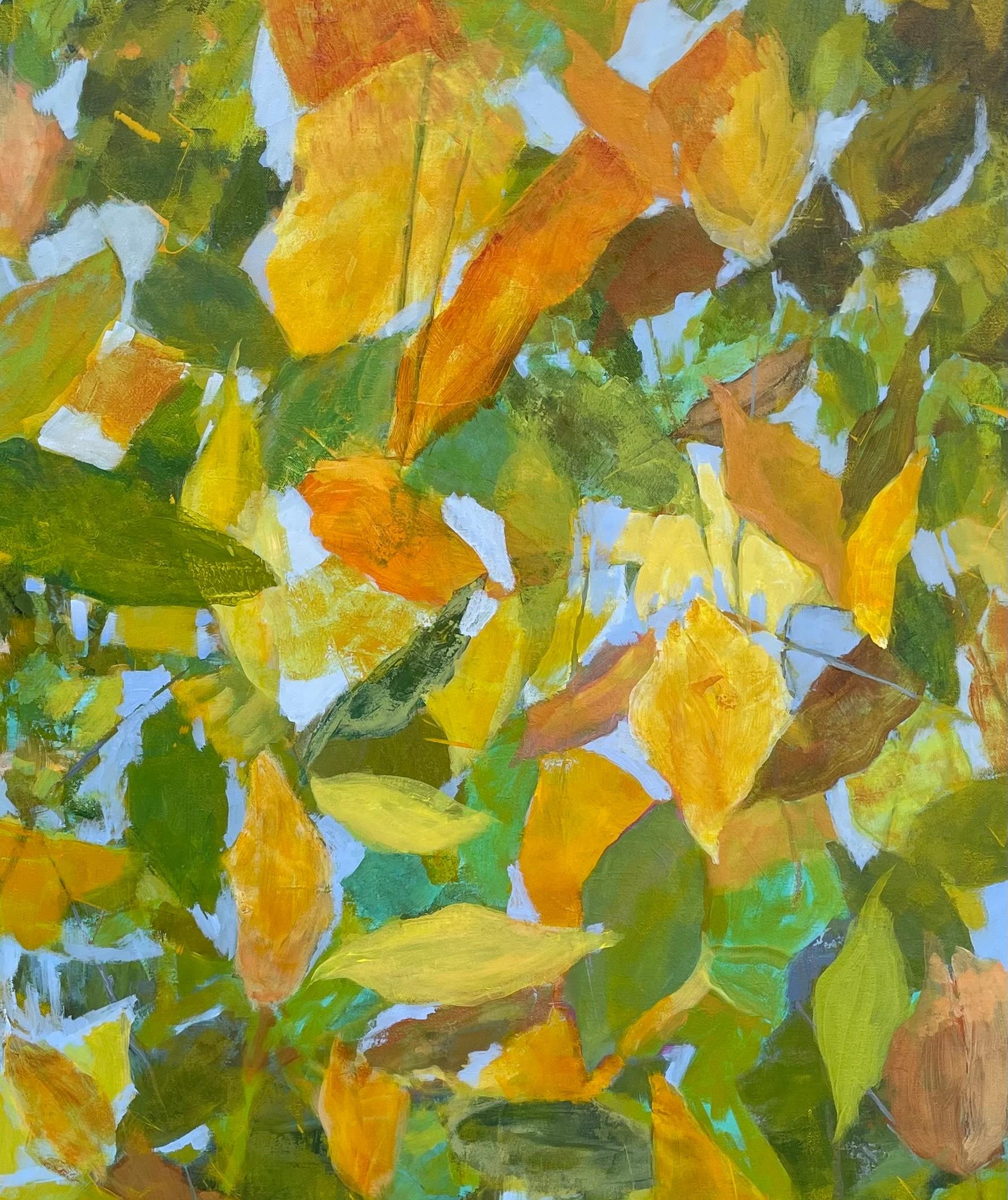 Glades d'Est n°7  Acrylique sur toile  Contemporain  Résumé    36