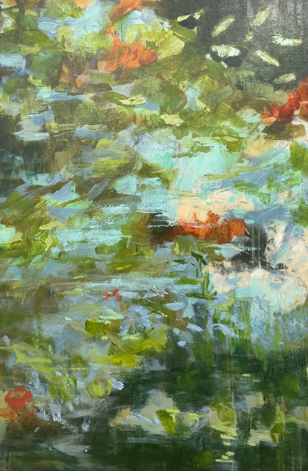 Eastern Glades Series 6  Memorial Park Acrylic on Canvas   36