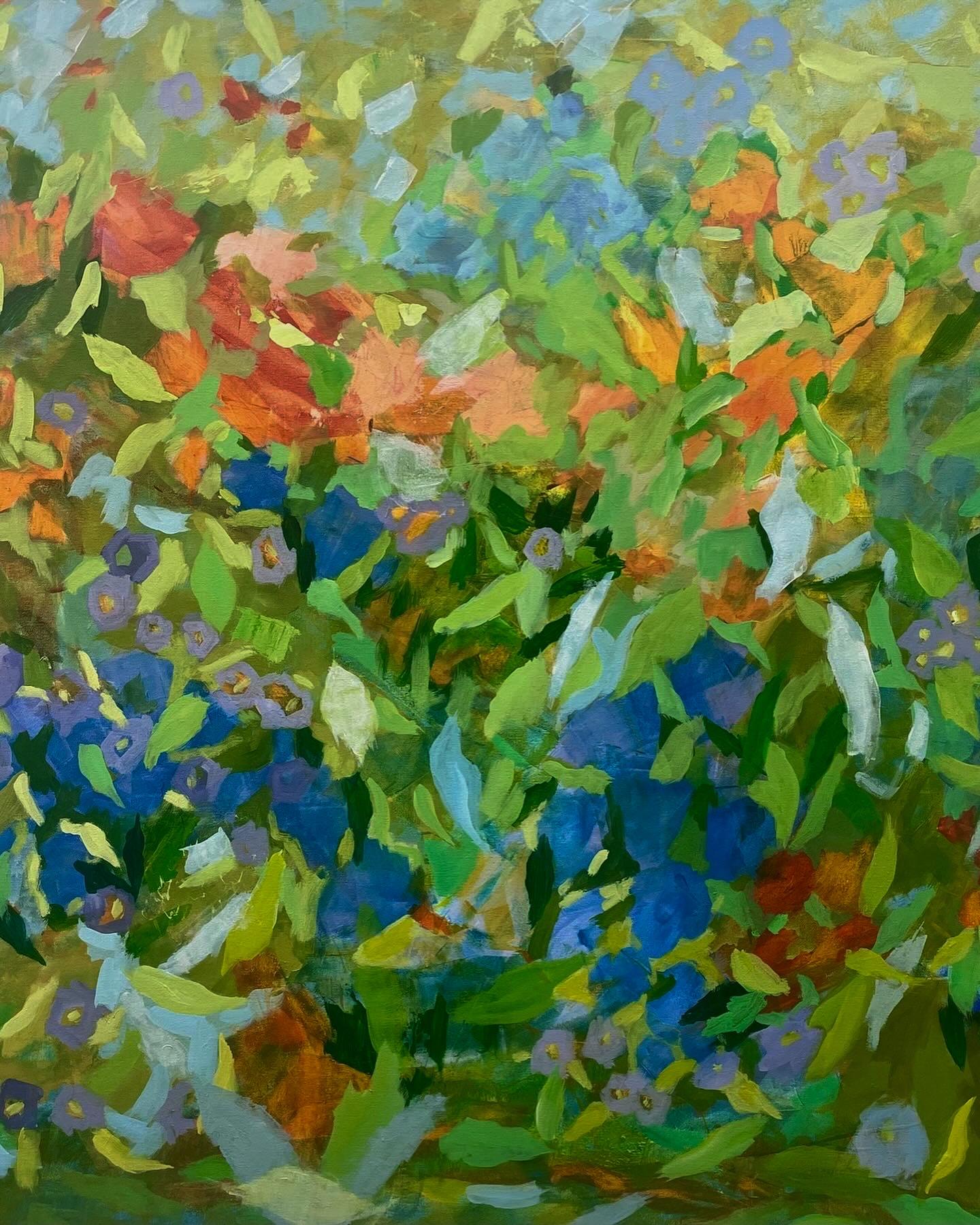 Florabundance   Acrylic on Canvas  Contemporary  Abstract  40
