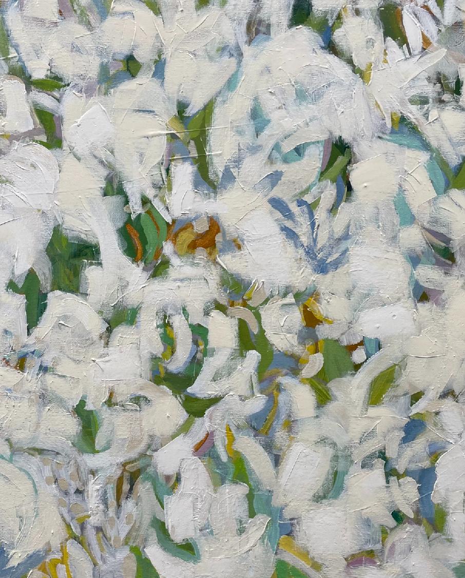 Le pouvoir des fleurs   Acrylique sur toile   Contemporain  Résumé    New Work  2024  - Painting de Eleanor McCarthy