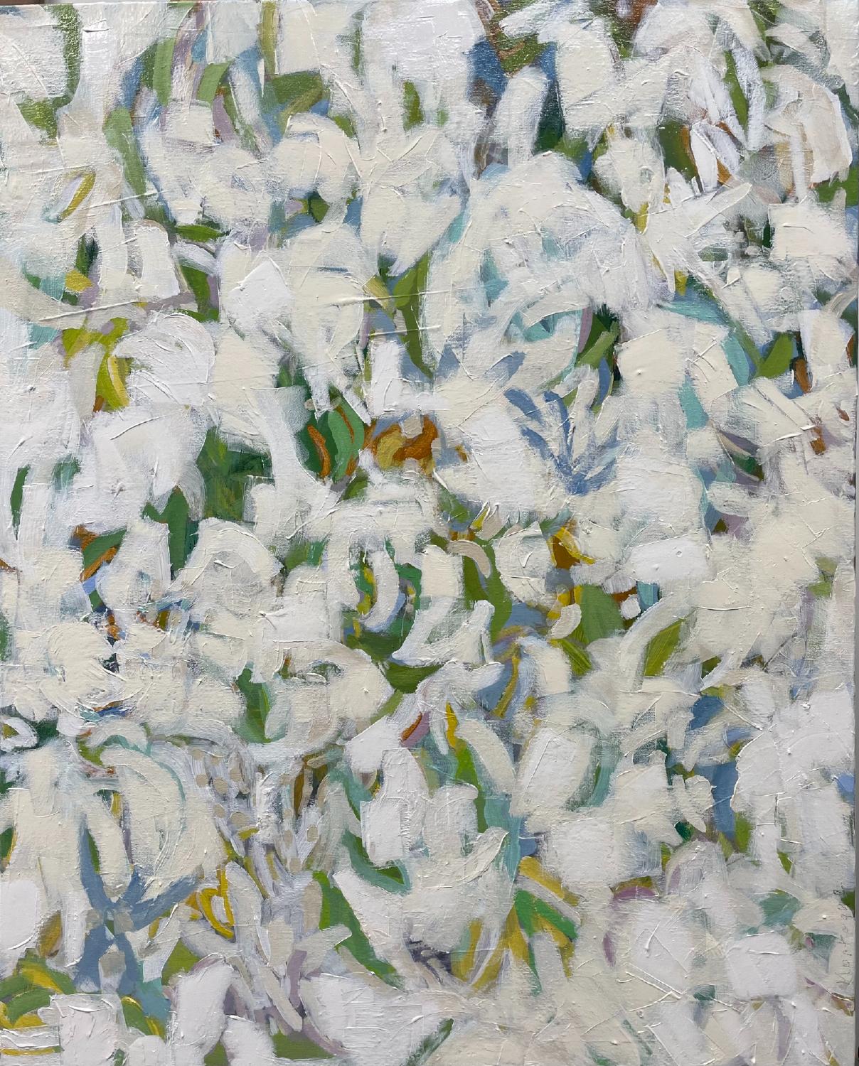 Abstract Painting Eleanor McCarthy - Le pouvoir des fleurs   Acrylique sur toile   Contemporain  Résumé    New Work  2024 