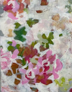 In Bloom , Mixed Media, Acrylic, Abstract, 24x24, Variety of Colors, Floral