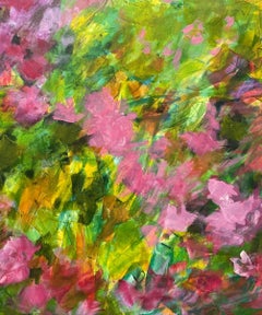 Strudel  Abstrakt Schattierungen von verschiedenen Farben 36 "x30" Acryl auf Leinwand  Gallery wrap