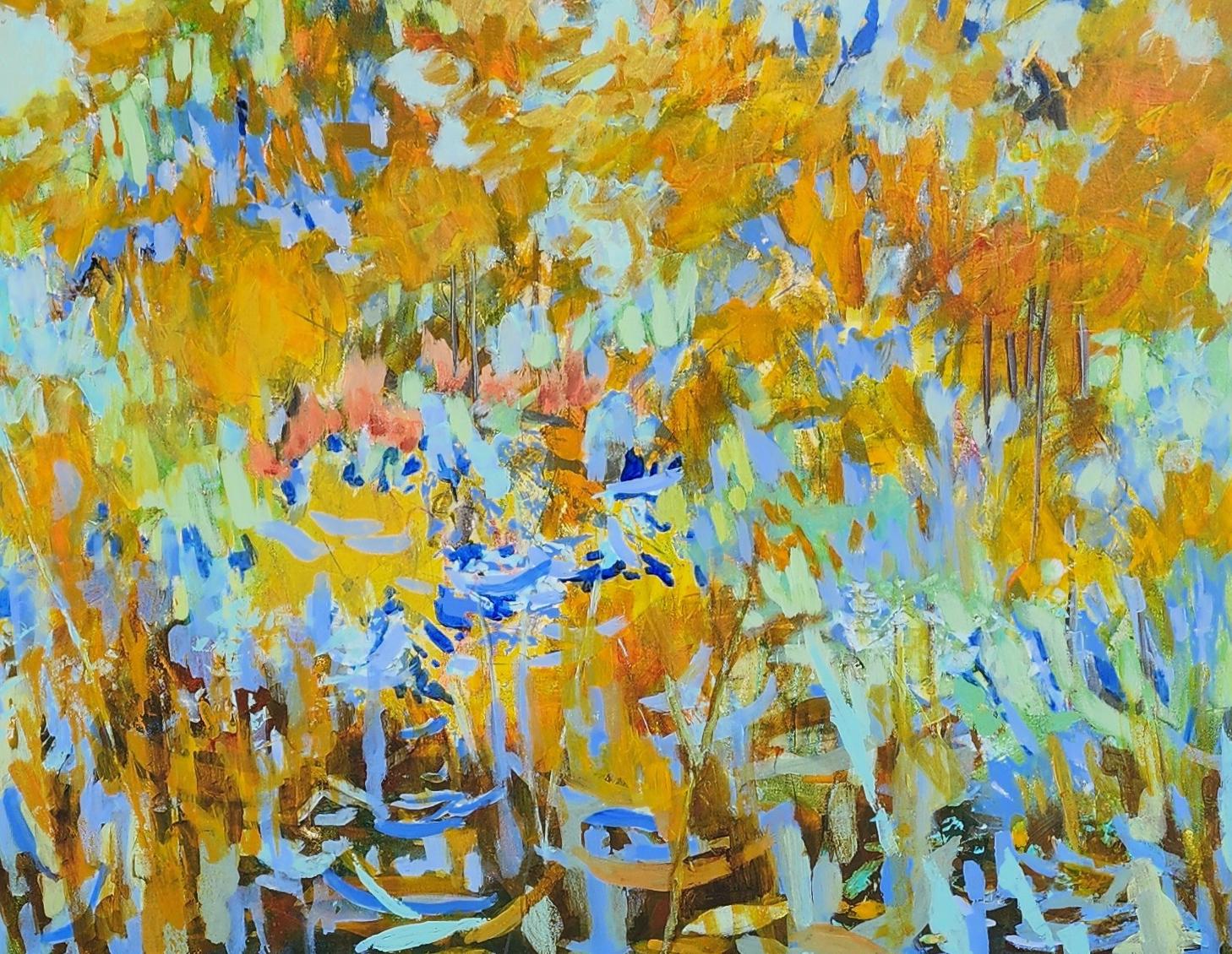  Valzer dei boschi  Acrilico su tela   Luminoso   Colori  New Work 2025 36