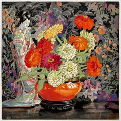 Fauve Still Life with Flowers - Early Female Artist