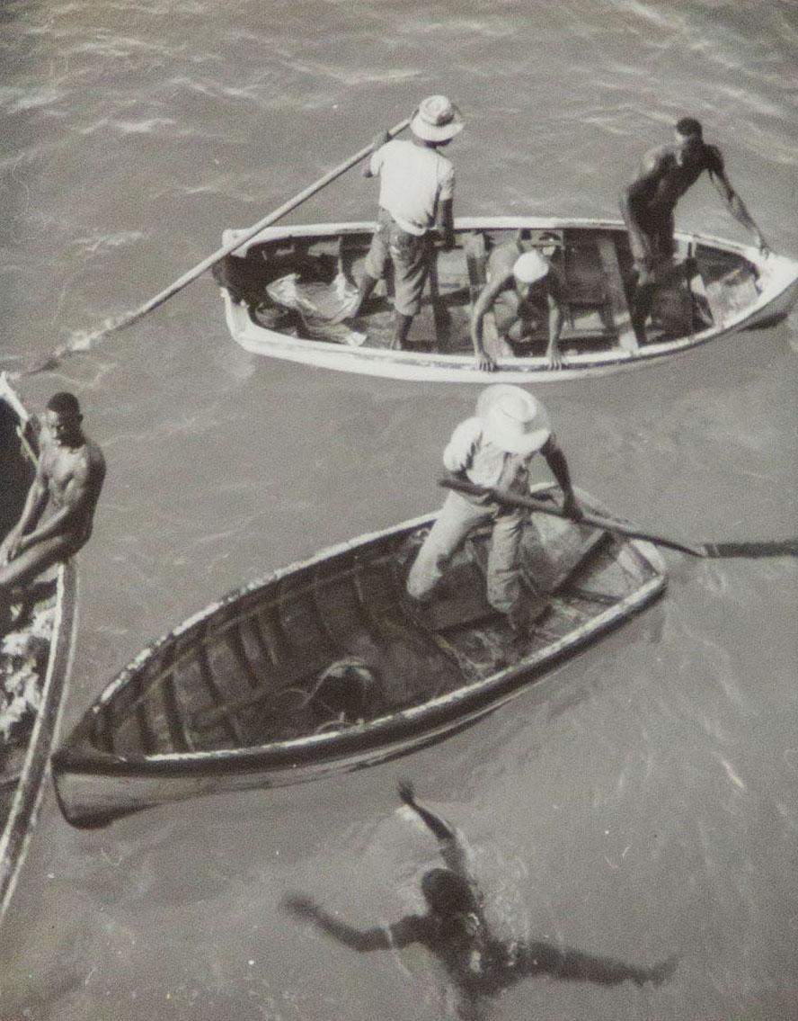 Diving Boats - Photograph by Eleanor Parke Custis