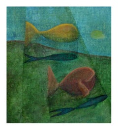 Mid Century Abstracted Deep Sea Fishes