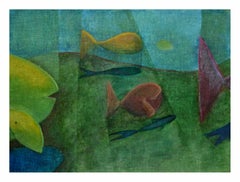 Mid Century Abstracted Deep Sea Fishes