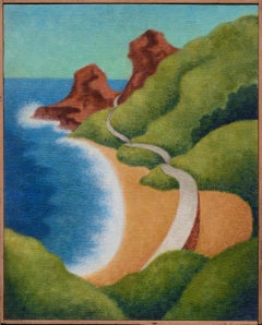 Big Sur Coast - Art Deco Landscape