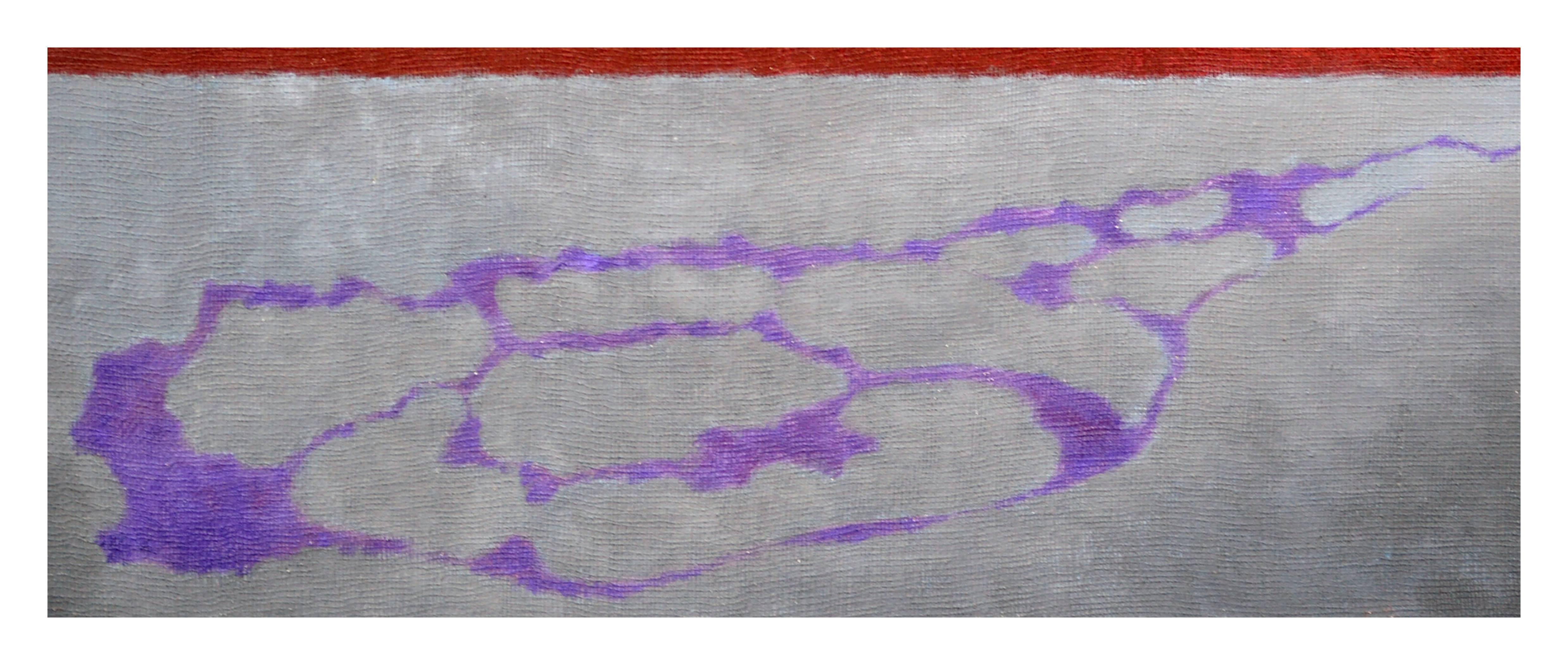 Mid Century Celestial Reflection Landscape in Oil on Masonite

Celestial reflection, a bold abstract expressionist painting by San Francisco, California artist Eleanor Perry (American, 1928-2014). Eleanor was a member and exhibited at the California