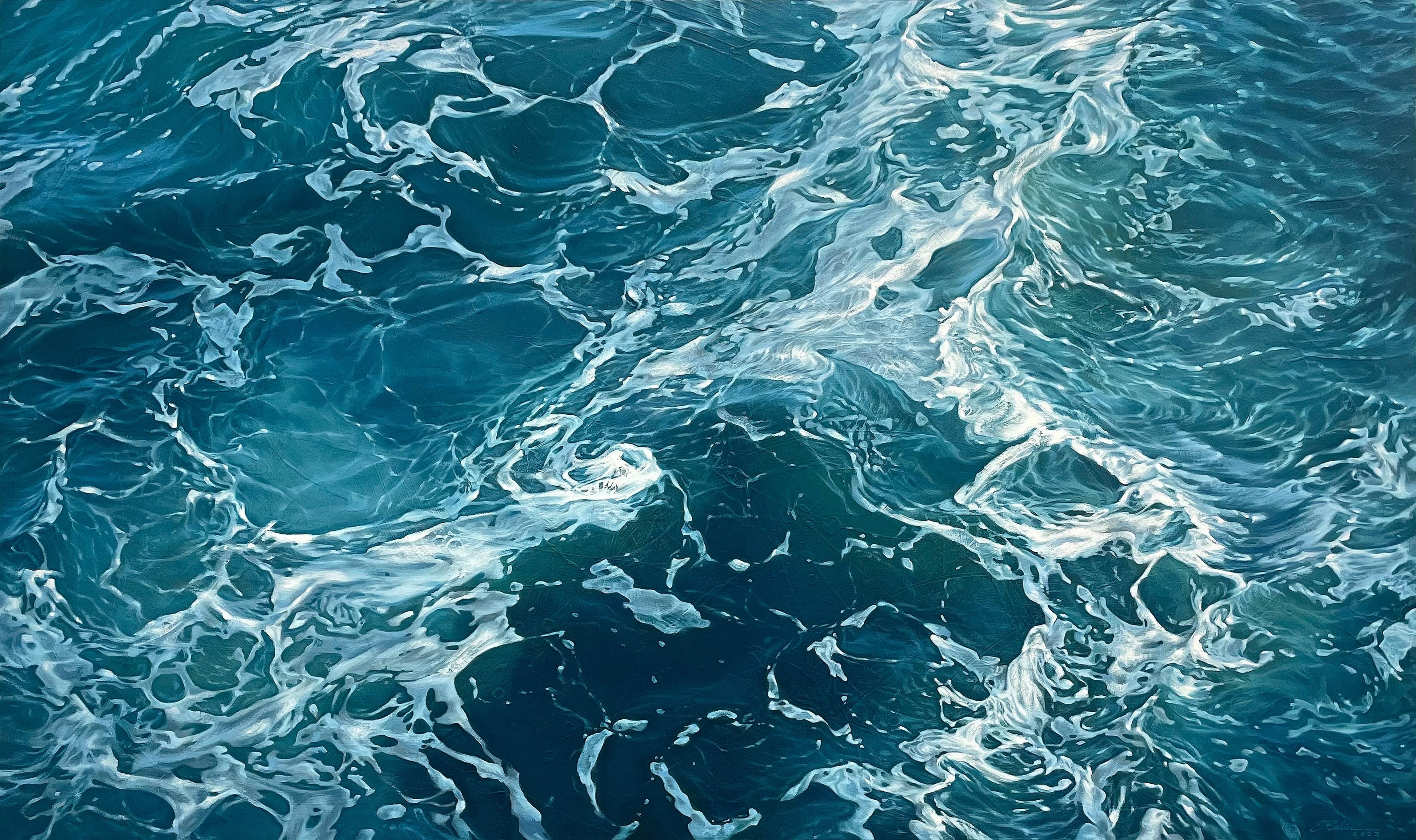 Eleanor Rahim Landscape Painting – Turning Point