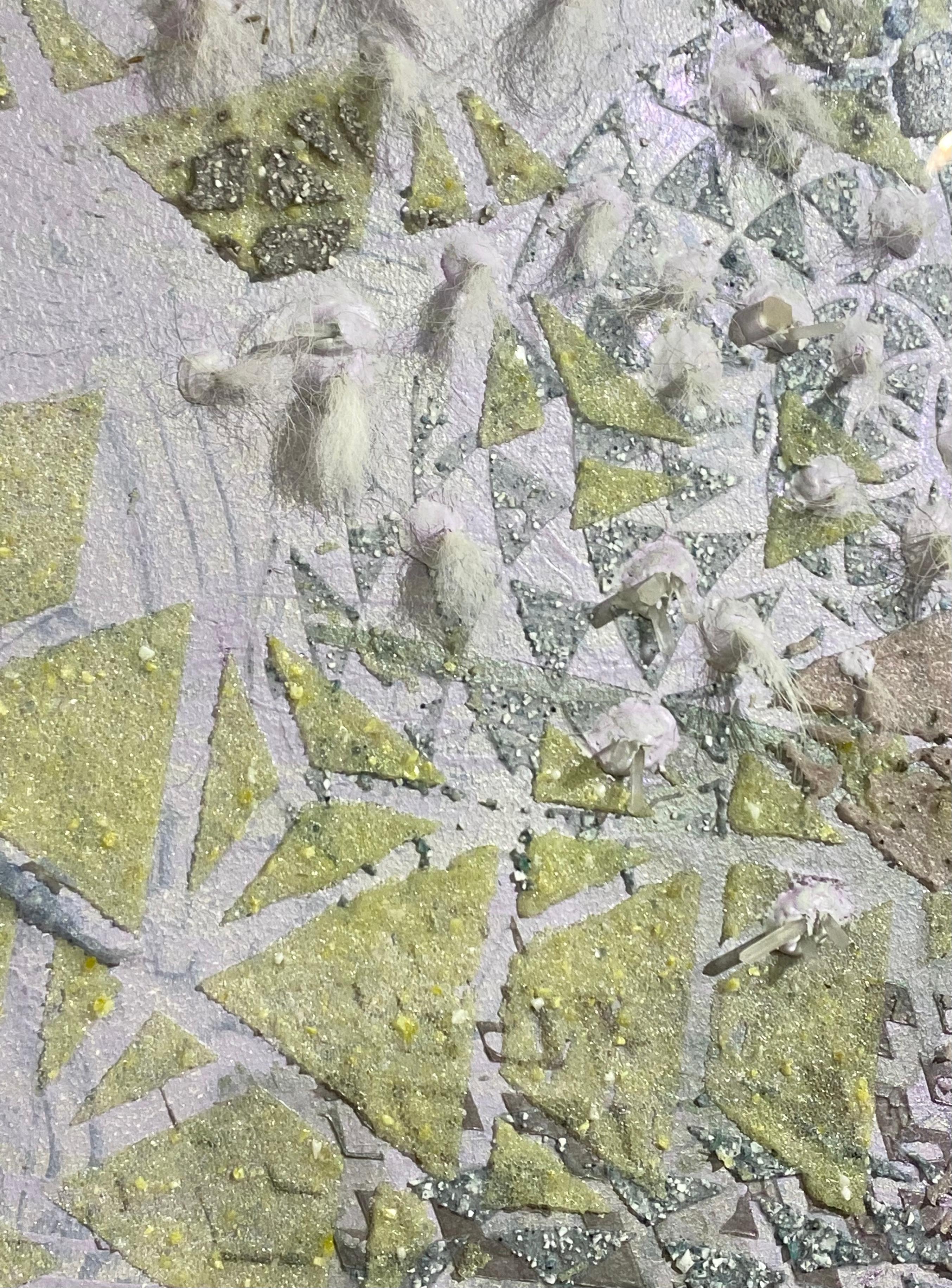 Animale Vegetale Minerale - Media mista astratta contemporanea Opale, 2021 in vendita 2