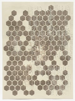 Honey Comb - Modello contemporaneo a nido d'ape Dot Dot Beige Cream, 2017