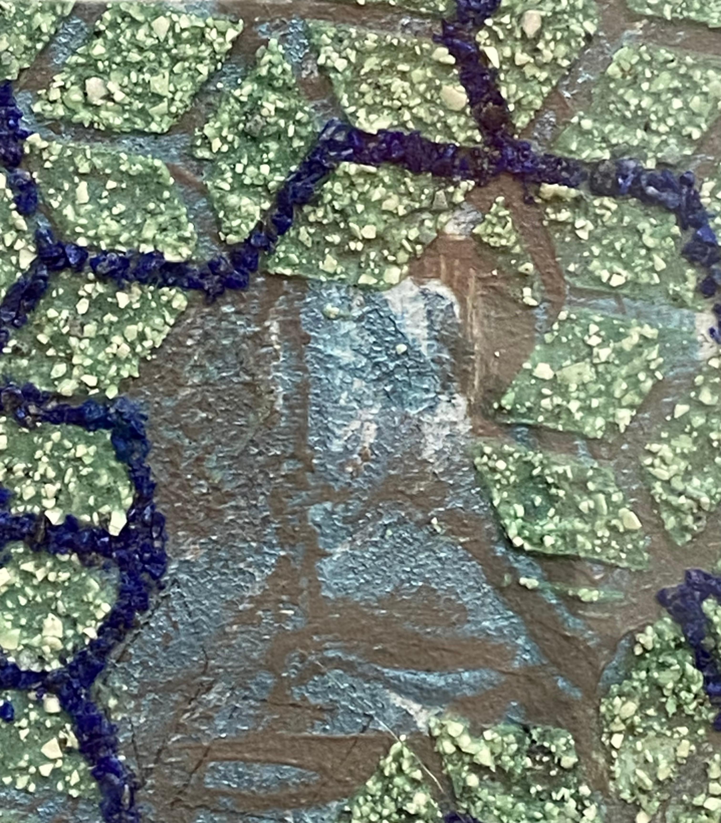 Lapislazzuli - Cristalli di minerali blu, verde e grigio, motivo geometrico, 2021 in vendita 3