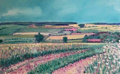 Used Chadlington, Oxfordshire, Original Contemporary Oil Painting, Oil on canvas