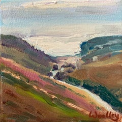 Walking out to Porthtowen by Eleanor Woolley, original painting, landscape art