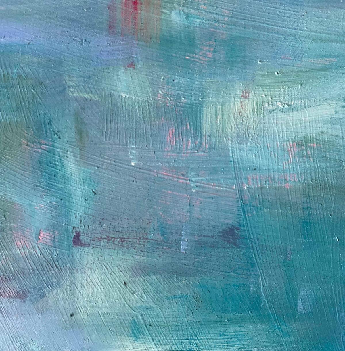 Aguas Azules Windermere, pintura original, paisaje, contemporáneo en venta 7