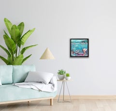 Blue Waters Windermere, peinture originale, paysage, contemporaine