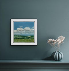 Eleanor Woolley, Cotswold Landscape, Original Cotswold Painting, Affordable Art