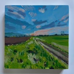 Eleanor Woolley, May Hill, Cotswold Landscape Painting, Affordable Art