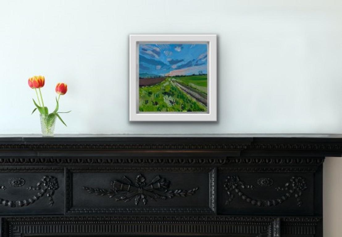 Eleanor Woolley, May Hill, peinture de paysage originale  en vente 8